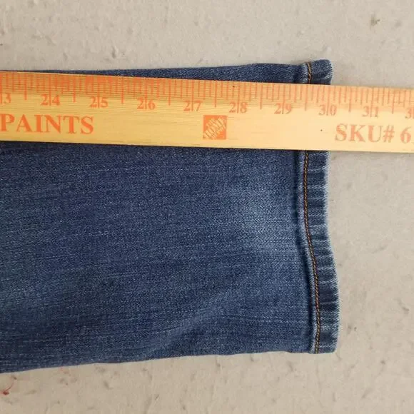Diesel Jeans Mens 38 Blue Denim Straight Leg Button Fly Stretch Casual Pants
